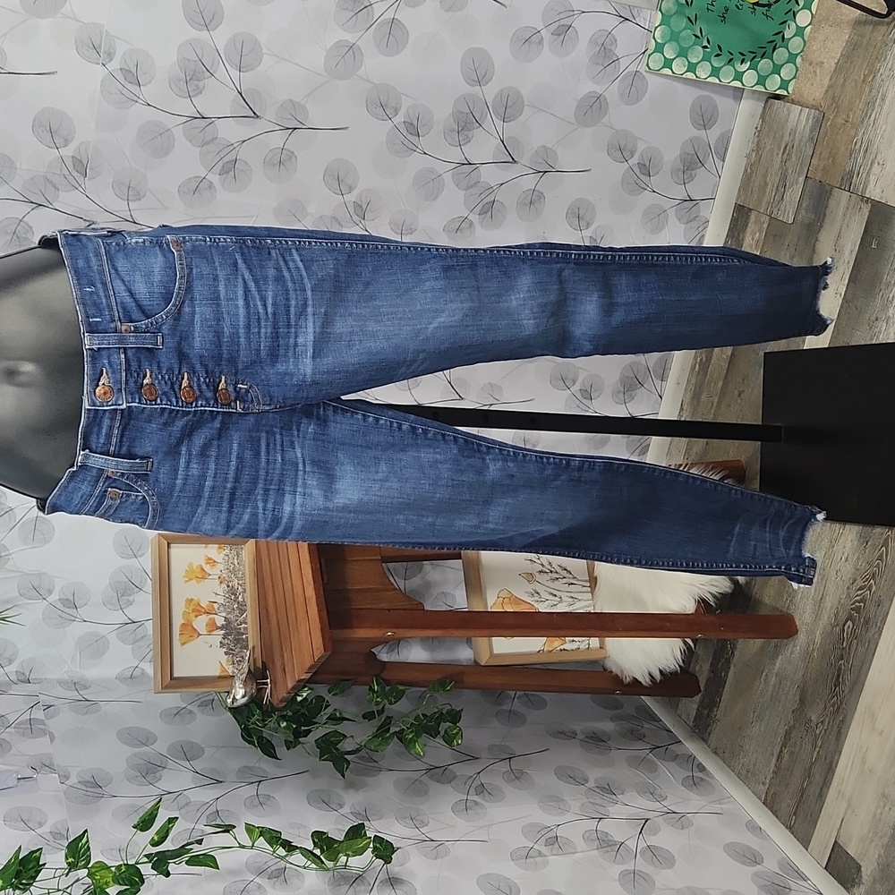 Madewell 10" High Riser Skinny Jeans - 25 - Picture 3 of 10